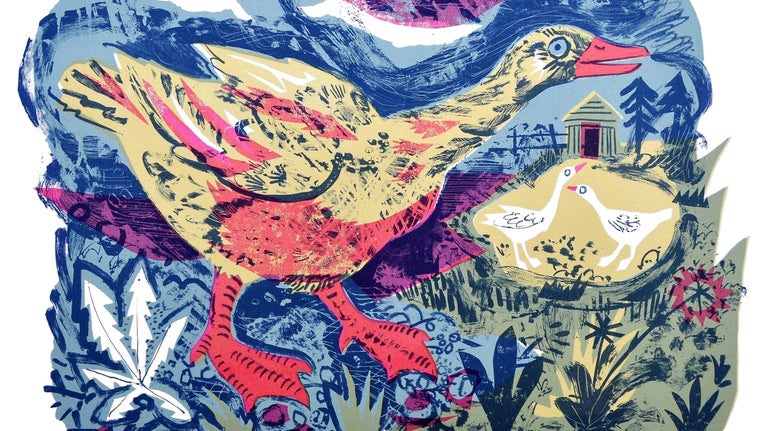 Mark Hearld Goose screenprint